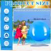 Jenaai 4 Pcs 30 Inch Big Bounce Ball Large Rubber Ball Giant Inflatable Kickball Outdoor Exercise Jumping Hopping for Outdoor Activity Game Sports Party(Red, Blue, Yellow, Green) view 2