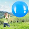 Jenaai 4 Pcs 30 Inch Big Bounce Ball Large Rubber Ball Giant Inflatable Kickball Outdoor Exercise Jumping Hopping for Outdoor Activity Game Sports Party(Red, Blue, Yellow, Green) view 4