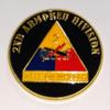 Army 2nd Armored Division Hell On Wheels Military Challenge Honor Coin view 1