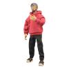 1/10 Scale Male Clothes,Men's Hoodie Sportswear Costume Outfit Top Clothes for 7inch Male Action Figure Body (Red, 1/10 Scale) view 1