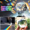 Akamino 5 Pack K9 Optical Crystal Photography Prism Set,50mm Lens Ball/50 mm Cube/50mm Triangular Prism/50mm Prism Pyramid/ 50mm Crystal Ball for Teaching, Playing, Photography (with 2Pcs Wipe Cloth) view 3