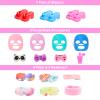 23 Pcs Doll Clothes and Accessories Including 6 Sets Bathrobes Pajamas, Towels, Headband, 3 Slippers and 8 Toiletries Accessories for 11.5 inch Girl Doll view 4