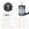 Hobby Fans Waterproof 3650 4300KV 3.175mm Shaft Brushless Motor for 1/10 RC Racing Car Off-Road Truck, Titanium view 2