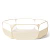Foldable Ball Pit for Toddlers, Large Pop Up Ball Pits Kids Play Tent Crawl Playpen Ball Pool Playhouse Playpen with Storage Bag, for Boys Girls Dogs Cats Ferrets Indoor Outdoor, Beige view 1