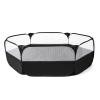 Foldable Ball Pit for Toddlers, Large Pop Up Ball Pits Kids Play Tent Crawl Playpen Ball Pool Playhouse Playpen with Storage Bag, for Boys Girls Dogs Cats Ferrets Indoor Outdoor, Black view 1