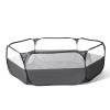 Foldable Ball Pit for Toddlers, Large Pop Up Ball Pits Kids Play Tent Crawl Playpen Ball Pool Playhouse Playpen with Storage Bag, for Boys Girls Dogs Cats Ferrets Indoor Outdoor, Dark Gray view 1