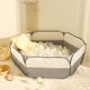 Foldable Ball Pit for Toddlers, Large Pop Up Ball Pits Kids Play Tent Crawl Playpen Ball Pool Playhouse Playpen with Storage Bag, for Boys Girls Dogs Cats Ferrets Indoor Outdoor, Dark Gray view 3