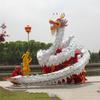 18 M Dragon Dance Performance Satin Cloth Dragon Silk Dragon Dance Plastic Dragon Dance Fitness and Entertainment Performance view 3
