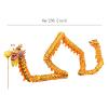 Lion Dance Dragon Plastic+Gold Satin Cloth Chinese Dragon Dance 6m Dragon and Lion Dance Props Outdoor Sport Silk Dragon view 2