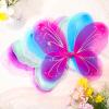 24 Pcs Fairy Wings Kids Bulk, Butterfly Angel Costume Wings for Girls 20 x 21 Inch, Fairy Princess Wings Fairy Birthday Decorations Butterfly Party Favors Supplies Halloween Dress up Role Play view 3