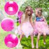 24 Pcs Fairy Wings Kids Bulk, Butterfly Angel Costume Wings for Girls 20 x 21 Inch, Fairy Princess Wings Fairy Birthday Decorations Butterfly Party Favors Supplies Halloween Dress up Role Play view 4