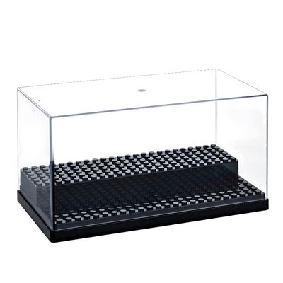 OLYCRAFT 3-Tier Acrylic Minifigure Display Cases Dustproof Building Block Display Box Acrylic Display Case Removable Display Boxfor Collection Action Figures Blocks Models 10.6x5.4x6.3 inch