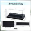 OLYCRAFT 3-Tier Acrylic Minifigure Display Cases Dustproof Building Block Display Box Acrylic Display Case Removable Display Boxfor Collection Action Figures Blocks Models 10.6x5.4x6.3 inch view 2