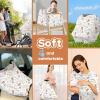 Personalized Baby Car Seat Cover Stroller Canopy: Custom Name Newborn Baby Boy Girl Elastic Animals Nursing Cover for Moms First Birthday Gift Moon Bear(one Size) view 2