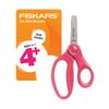 Fiskars Blunt-Tip Scissors for Kids, School or Crafting, 5", Premium Pink, 1-Pack view 1