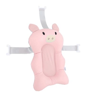 Baby Bath Cushion Pad, Adjustable Non Slip Baby Bath Mat, Soft Baby Bath Pad Shower Pad, Baby Bath Pillow for Bathtub, Floating Bathing Tub Seat for Newborn Infant ()