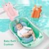 Baby Bath Cushion Pad, Adjustable Non Slip Baby Bath Mat, Soft Baby Bath Pad Shower Pad, Baby Bath Pillow for Bathtub, Floating Bathing Tub Seat for Newborn Infant () view 2