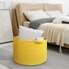 MEGASKET Extra Large Yellow Basket, 22 X 22 X 14 Cotton Rope Yellow Decor for Living Room Bedroom, Woven Basket for Blanket, Laundry, Towel, Shoe, Baby Nursery Toy Organizer, Room Decor Storage Bin view 4