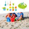 Menolana 13x Kids Beach Summer Toys Sandbox Table for Outdoor Activity Water Toys Water Water Table for Activity Outside Kids Girls, Round view 3