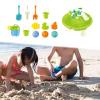 Menolana 13x Kids Beach Summer Toys Sandbox Table for Outdoor Activity Water Toys Water Water Table for Activity Outside Kids Girls, Round view 4