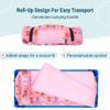 Wildkin Microfiber Modern Quilted Nap Mat with Reusable Pillow for Boys & Girls, Ideal for Elementary Sleeping Mat, Soft Blend Materials with Elastic Corner Straps Nap Mats (Horses) view 4