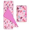 Wildkin Kids Velour Nap Mat  Soft, Cozy, Convenient for Daycare & Preschool  Groovy Mermaids view 1