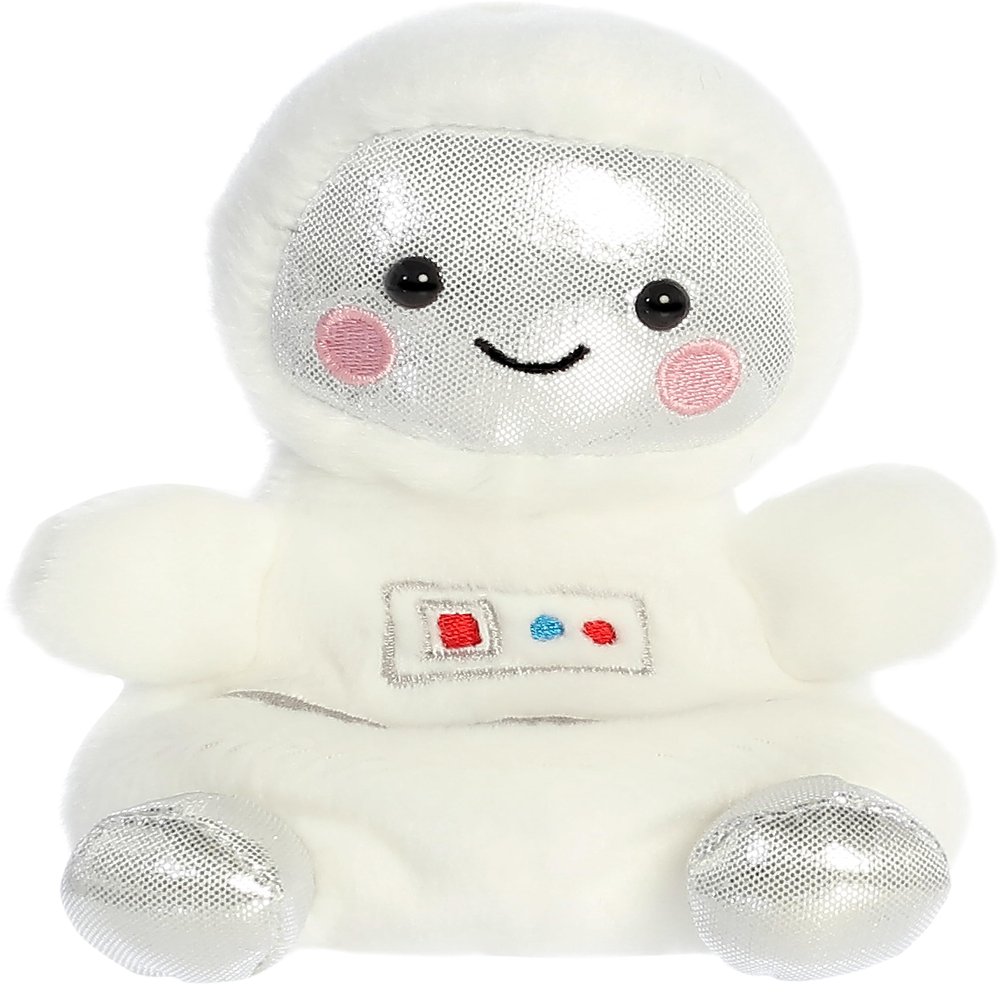 Aurora Adorable Palm Pals Cosmo Astronaut Stuffed Doll - Fun Collectible Plush for Kids and Adult Collectors - Perfect for Decorating Rooms and Birthday Gifts - White 6 Inches