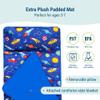 Wildkin Kids Microfiber Nap Mat  Soft Sleep Mat with Pillow, Ideal for School & Travel - Out of This World view 3