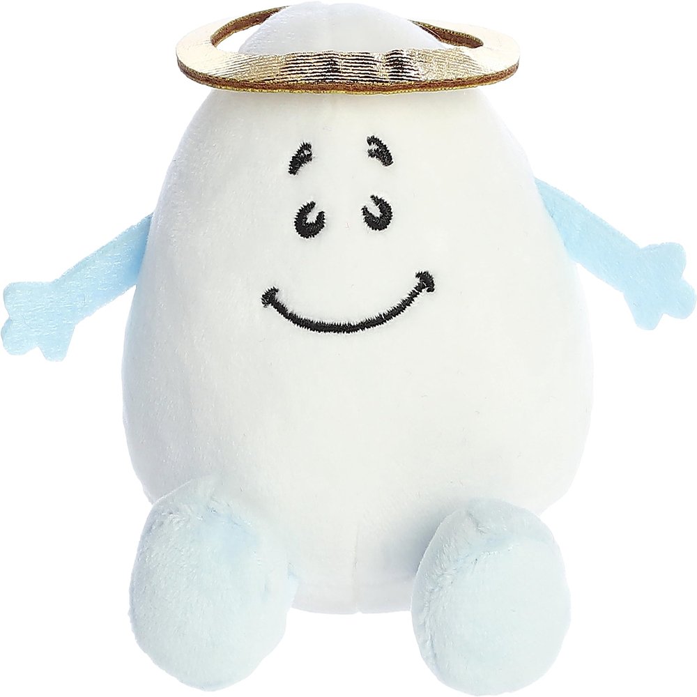 Aurora Punny Eggspressions Good Egg Stuffed Animal - Humorous Wordplay - Playful Expression - White 3.5 Inches