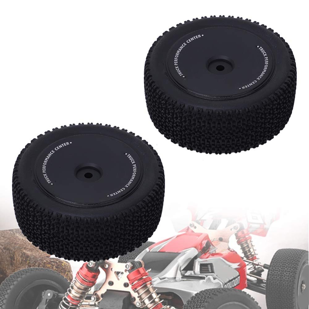 Qiilu Rc Car Part 1 14 Rc Car Tire Rc Tires Rear Tyre Modification Sory Fit for 144001 1 14 Rc Car ((144001-1270))