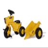 ROLLY TOYS CAT 3-Wheeled Pedal Tractor with Trailer view 2