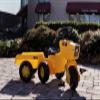 ROLLY TOYS CAT 3-Wheeled Pedal Tractor with Trailer view 3