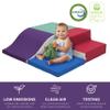 Factory Direct Partners SoftScape Toddler Playtime Square Corner Climber, Indoor Active Playset for Toddlers and Kids, Safe Soft Foam for Crawling and Sliding (4-Piece) - Parfait, 13232-140 view 4