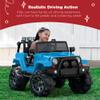 Best Choice Products Kids 12V Ride On Truck, Battery Powered Toy Car w/Spring Suspension, Remote Control, 3 Speeds, LED Lights, Bluetooth - Light Blue view 2