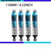 4pc Redcat Gen7 Front Rear Shocks Upgrades Parts Redcat Everest 10 Shocks Redcat Gen7 110mm Oil Sports Pro Shocks Redcat Wendigo Volcano Epx Pro Gen 8 v2 1/10 Rc Crawler Aluminum Shocks Blue view 2