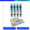 4pc Redcat Gen7 Front Rear Shocks Upgrades Parts Redcat Everest 10 Shocks Redcat Gen7 110mm Oil Sports Pro Shocks Redcat Wendigo Volcano Epx Pro Gen 8 v2 1/10 Rc Crawler Aluminum Shocks Blue view 4