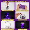 Halloween Craft Kit for Kids, 4 pcs Glass Mason Jar with Accessories for DIY Lantern Jar, Halloween Art & Craft Party Supplies for Classroom,Art and Craft Party Supplies for Kids view 3