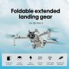 Mini 3 Landing Gear Leg Foldable Extended Kit Compatible for DJI Mini 3 Drone Extension Legs Feet Accessories view 2
