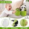 Emoin Soft Reversible Panda Stuffed Animals with Bamboo Storage Bag, 11-Inch Interactive Baby Toy, Cute Cuddly Panda Plush Toy for Kids & Adults  Perfect for Birthday & Easter Gifts view 4