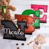 callie Personalized Initial Piggy Bank Gift for Kids Initial Bank with Alphabet Letters Interactive Money-Saving Wooden Bank for Kids Birthday Home Decoration(Style2,Initial V) view 3