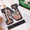 callie Personalized Initial Piggy Bank Gift for Kids Initial Bank with Alphabet Letters Interactive Money-Saving Wooden Bank for Kids Birthday Home Decoration(Style2,Initial V) view 4