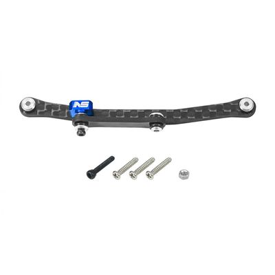 NexxSpeed CNC Carbon Fiber Steering Links Set (Blue) - AXIAL AX24