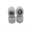 Leefai Fingerboard Wheels Hand embedded Alloy Layer - Hot Finger Skateboard Wheels-8.5mmx5.0mm - White with Alloy Colorway (SILVER) view 1
