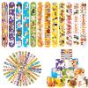 48Pcs Slap Bracelets for Kids Holiday Party Favor Toys Slap Bracelets Bulk Dog Theme Snap Bracelet Birthday Party Supplies Classroom Prizes Wrist Bands Christmas Easter Halloween Holiday Gifts (Dog) view 1