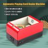 HNCXHX Automatic Card Dealer,Smart Automatic Poker Card Dealer,360 Rotating Anti-Cheating Playing Card,The Maximum Card 8 Pays 432 Pieces,Support Up to 8 Players,Home Card Games,Gold view 2