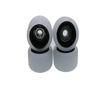 Leefai Fingerboard Wheels Hand embedded Alloy Layer - Hot Finger Skateboard Wheels - Ultra Spin Bearings Wheels - 7.8mmx4.8 mm - White Wheels with Alloy Colorway (BLACK) view 1