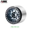 4Pcs Aluminum Alloy 12mm Hex Hub 2.2 Beadlock Wheels Rims 64.5 * 45mm for 1/10 RC Crawler Axial RBX10 AXI03005 Upgrade Parts view 3