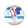Peer Pro Characters Illustration by Meiko, Early Summer Outing Version, Art by Rei Kato, Big Can Badge view 1