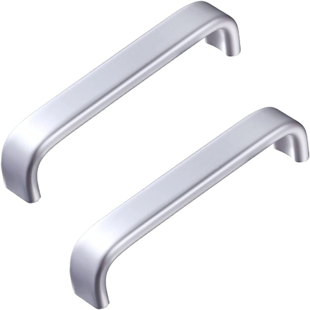 D Handle,Door Cupboard Knobs,Furniture Drawer Pulls,Furniture Cabinet Handles Aluminum Kitchen Door Handles with Screws 2 Pieces Door Handle Modern Knobs Wardrobe Handle Handle for Kitchen, Drawer, Be