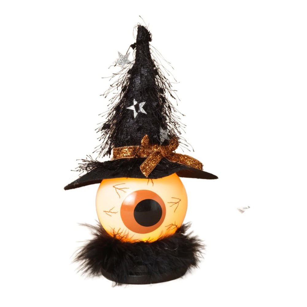 Gerson Light Up Orange Eyeball w/Witches Hat